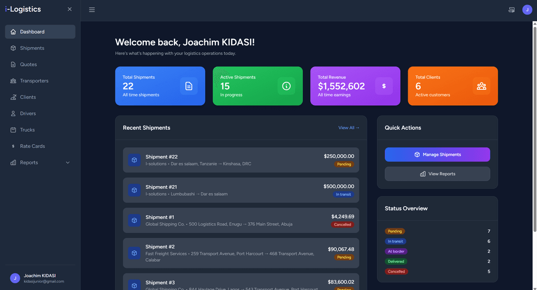 Logistics Management System